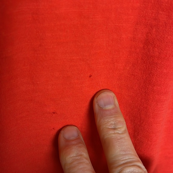 Eileen Fisher Dark Orange Half Sleeves top with flattering seam in back- Large - Picture 10 of 10